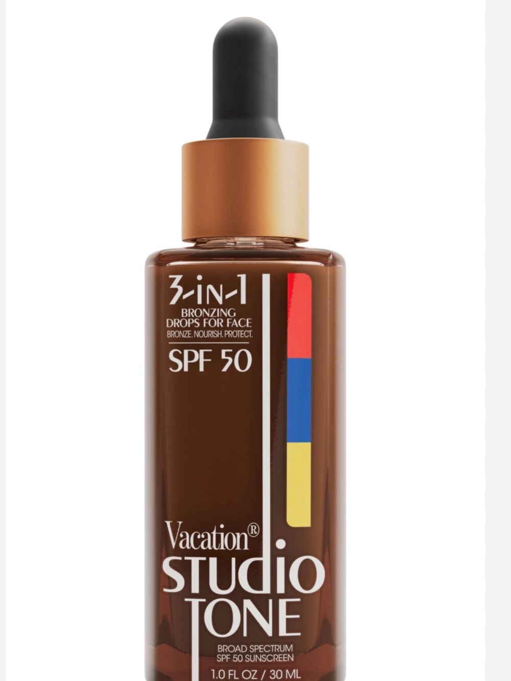 Vacation Studio Tone 3-in-1 Bronzing Drops SPF 50 - Deep Brown